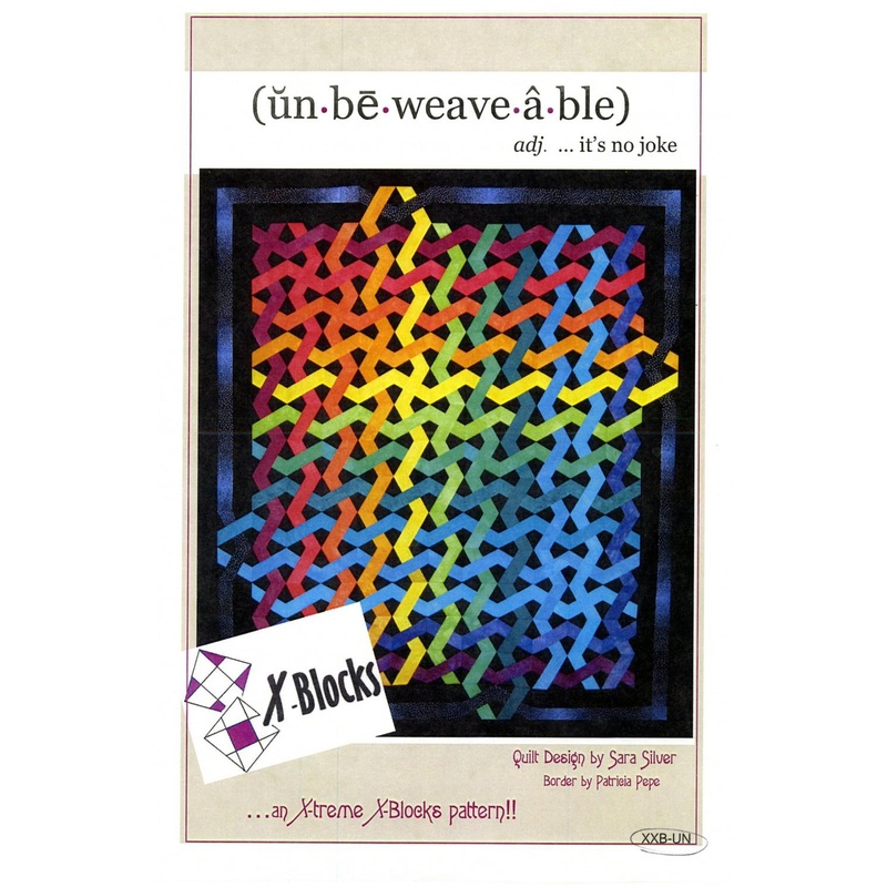 X-Blocks Unbeweavable Quilt Pattern - XB-UN