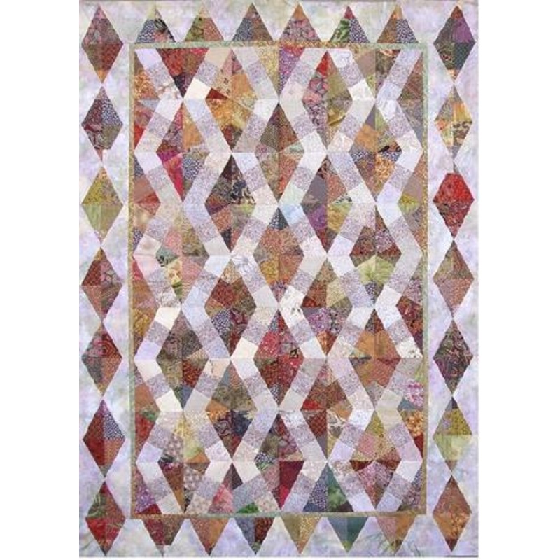 X-Blocks Venetian Tiles Quilt Pattern - MIN101