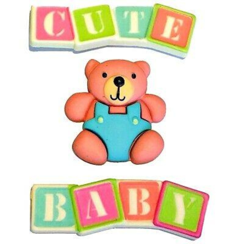 BLC WUttons Cute Baby Buttons - 5740