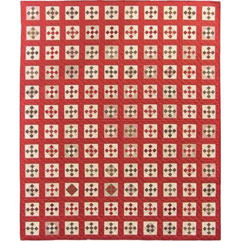 CHK Nine Patch Melody Quilt Pattern 65 x 78 - PRI-515G