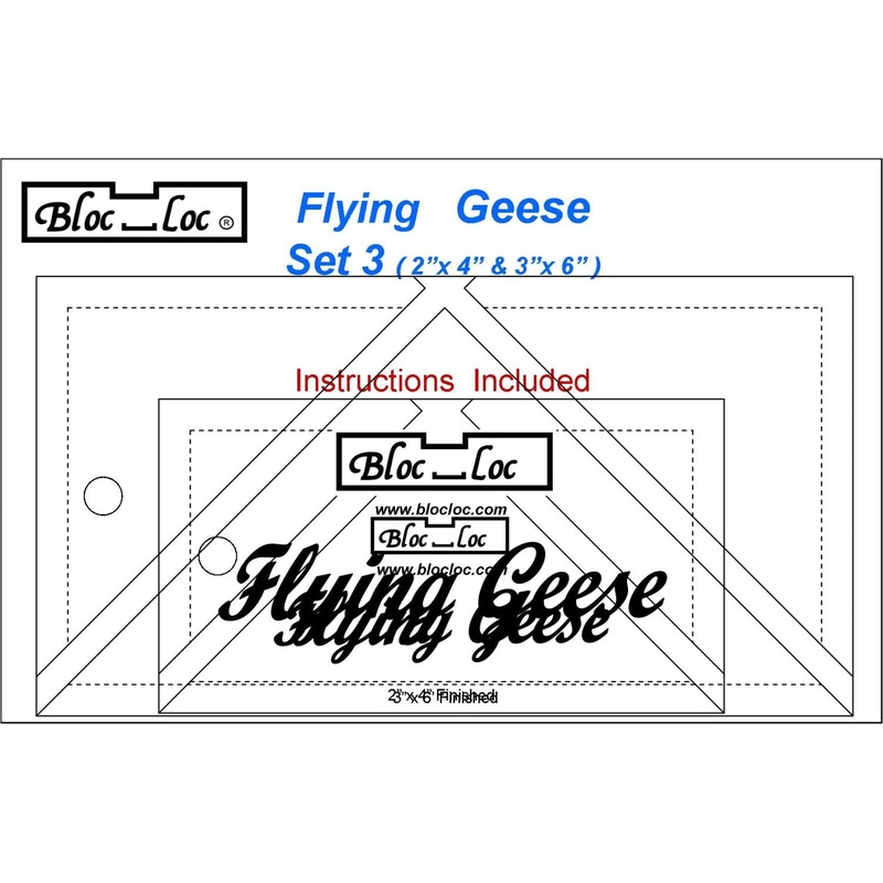 Bloc Loc Flying Geese Ruler Set 3 - FG-SET3
